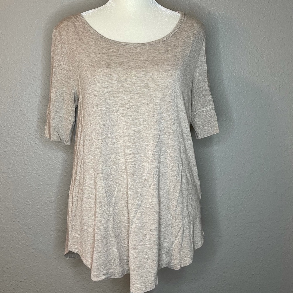 Basic H&M Light Tan T-Shirt